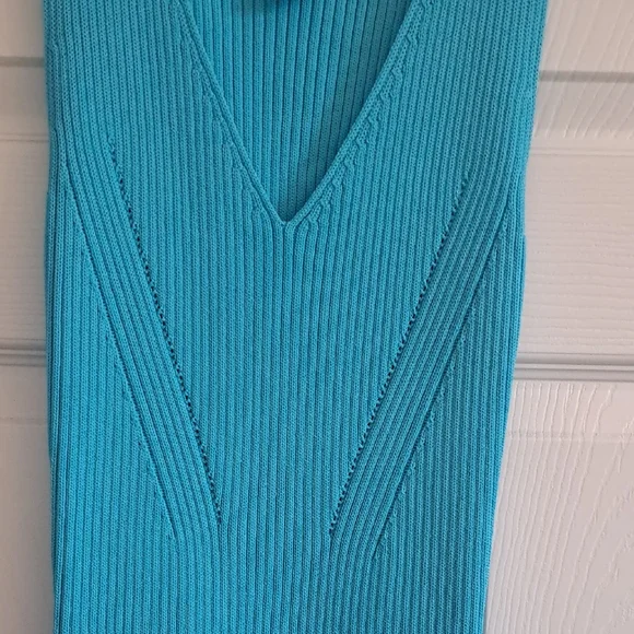 Michael Kors Turquoise Midi Dress - Picture 3 of 5